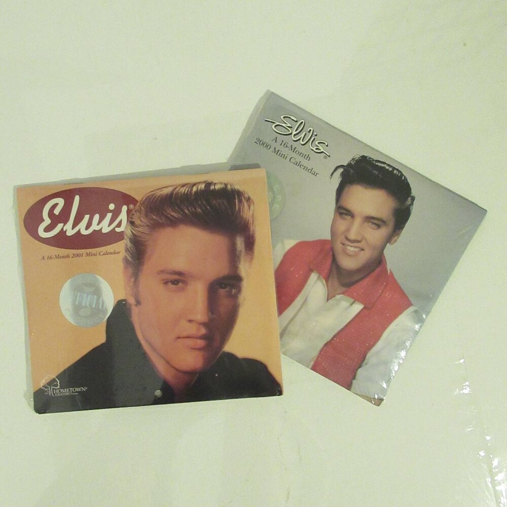 Elvis Presley, deck of playing cards plus a 16 month Vintage Mini calendar